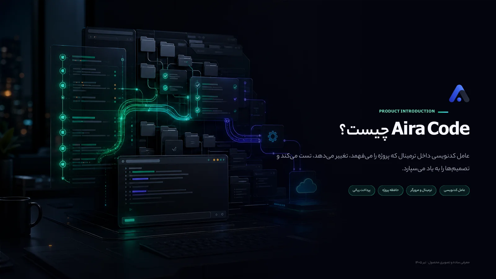 جلد ارائه معرفی Aira Code